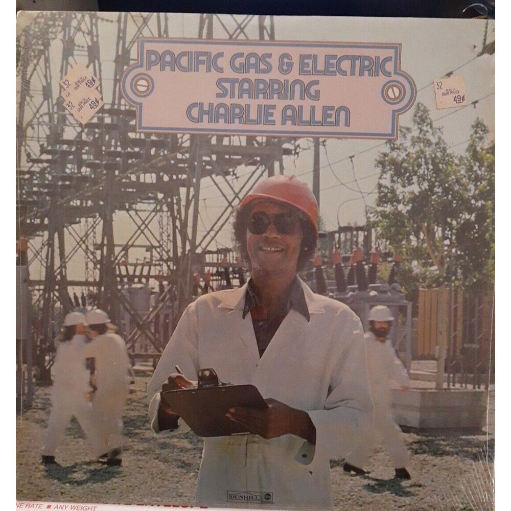 Pacific Gas and Electric Staring Charlie Allen Record Album Vinyl LP